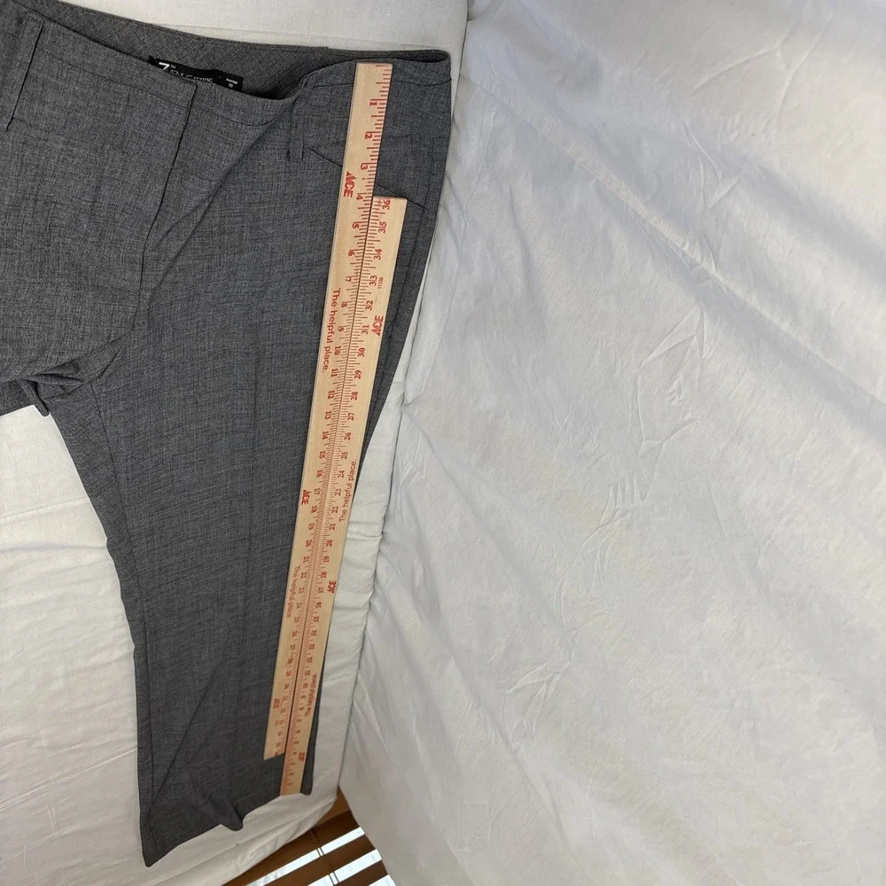 7th Ave New York & Company Dress Pants Women’s Size 10 Avg Gray 4-Pockets 34x32